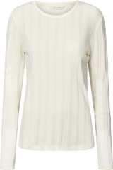 Maglia Thyra a manica lunga in cotone biologico Off White