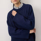 Maglione basic girocollo in misto cashmere