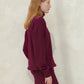 Maglione dolcevita classico in misto cashmere
