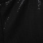 Pantaloni in paillettes neri a gamba ampia