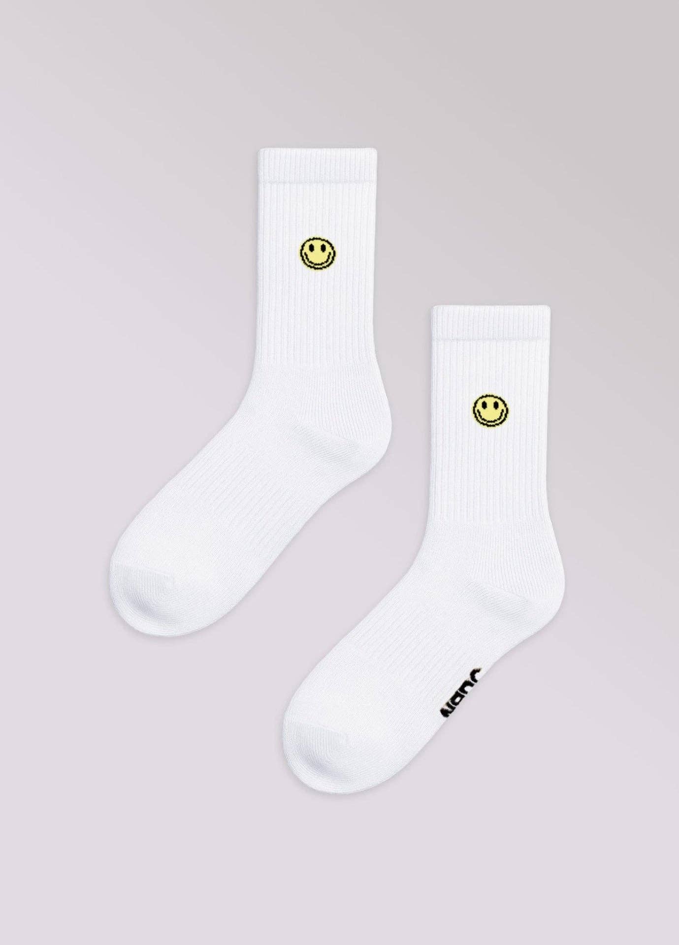 Calzini sorridenti giallo