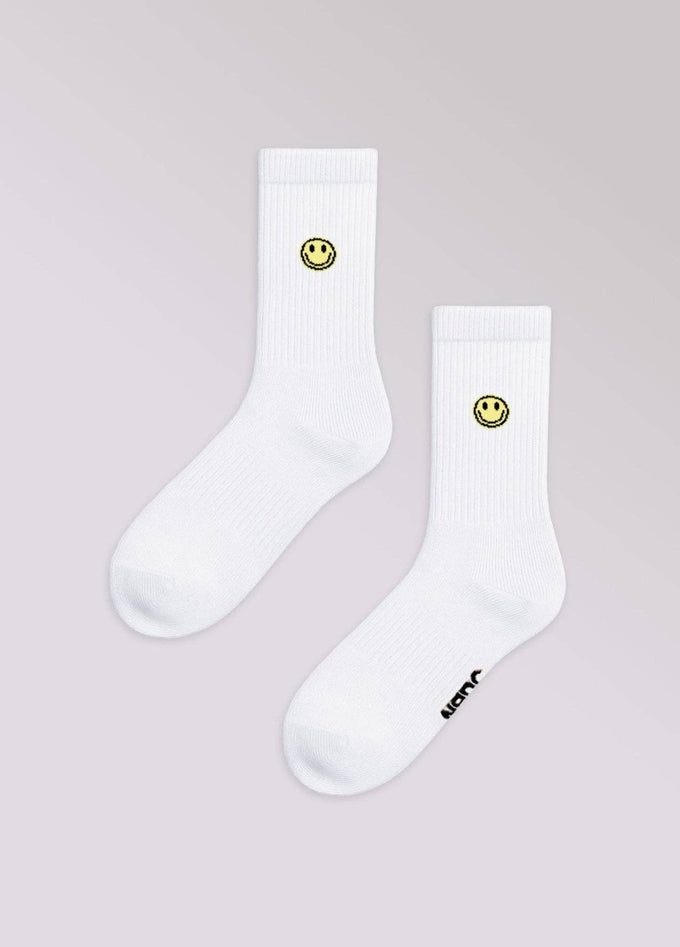 Calzini sorridenti giallo