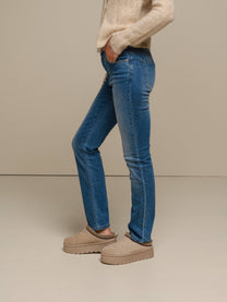 Jeans skinny da donna in denim elasticizzato