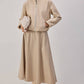 Giacca bomber Cachet color crema