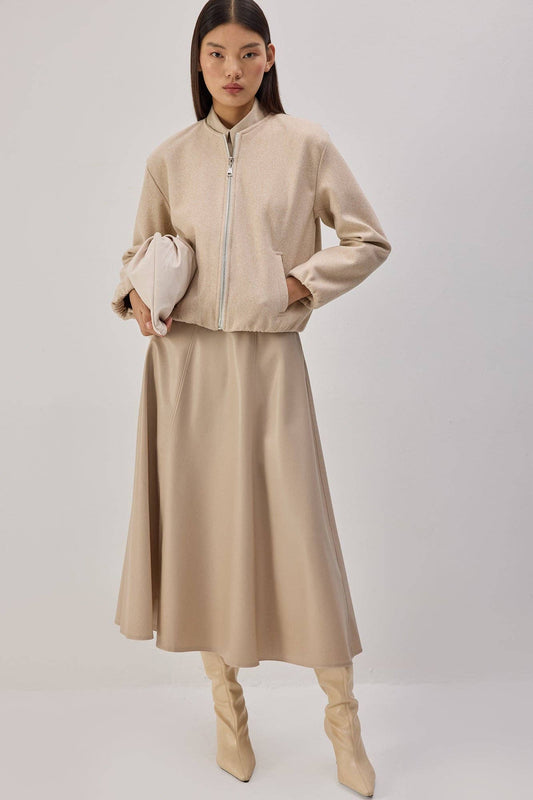 Giacca bomber Cachet color crema