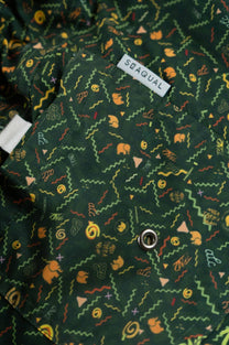 Costume da bagno Dogtown in SEAQUAL® Yarn verde