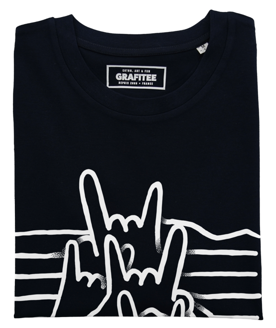 T-shirt unisex Division Rock ’n’ Roll con stampa musicale