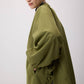 Giacca bomber imbottita oversize verde oliva