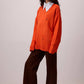 Maglione in maglia effetto vintage destroyed