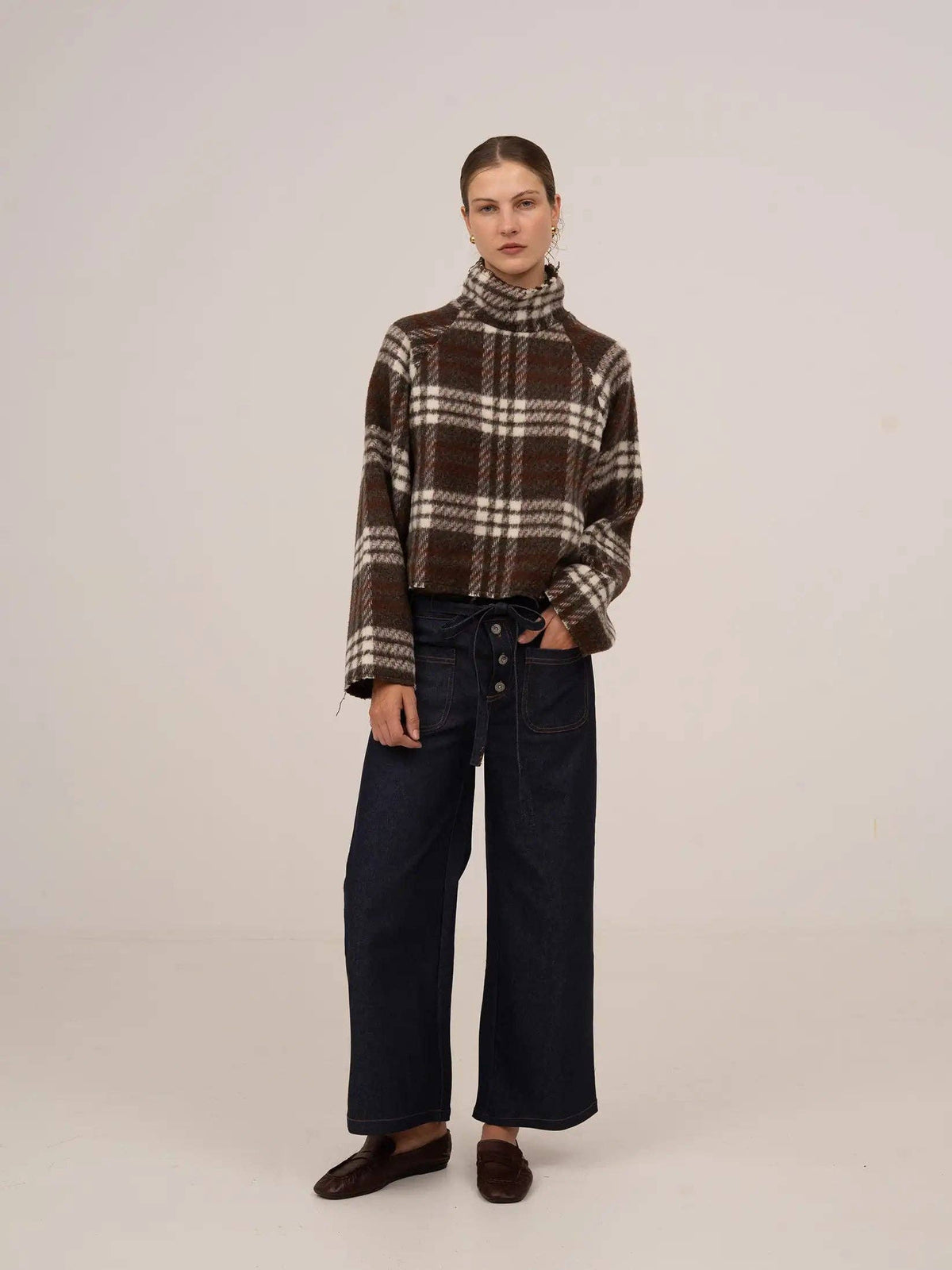 Jeans in denim Nest a vita bassa