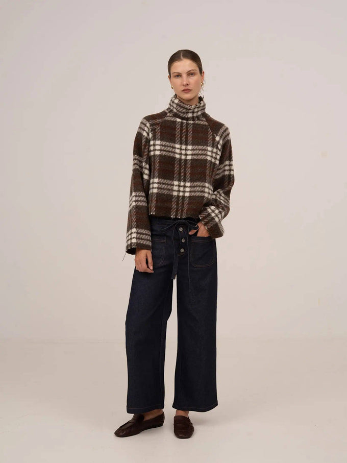 Jeans in denim Nest a vita bassa