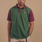 Polo color block in cotone biologico Greener Pastures