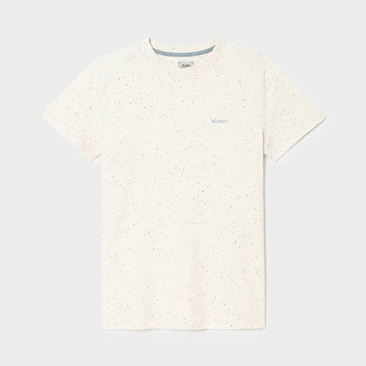 T-shirt autentica in cotone biologico beige mélange