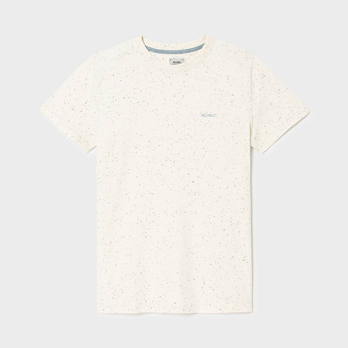 T-shirt autentica in cotone biologico beige mélange