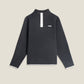 Maglione in pile nero unisex in cotone organico