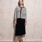 Cardigan in maglia animalier da donna