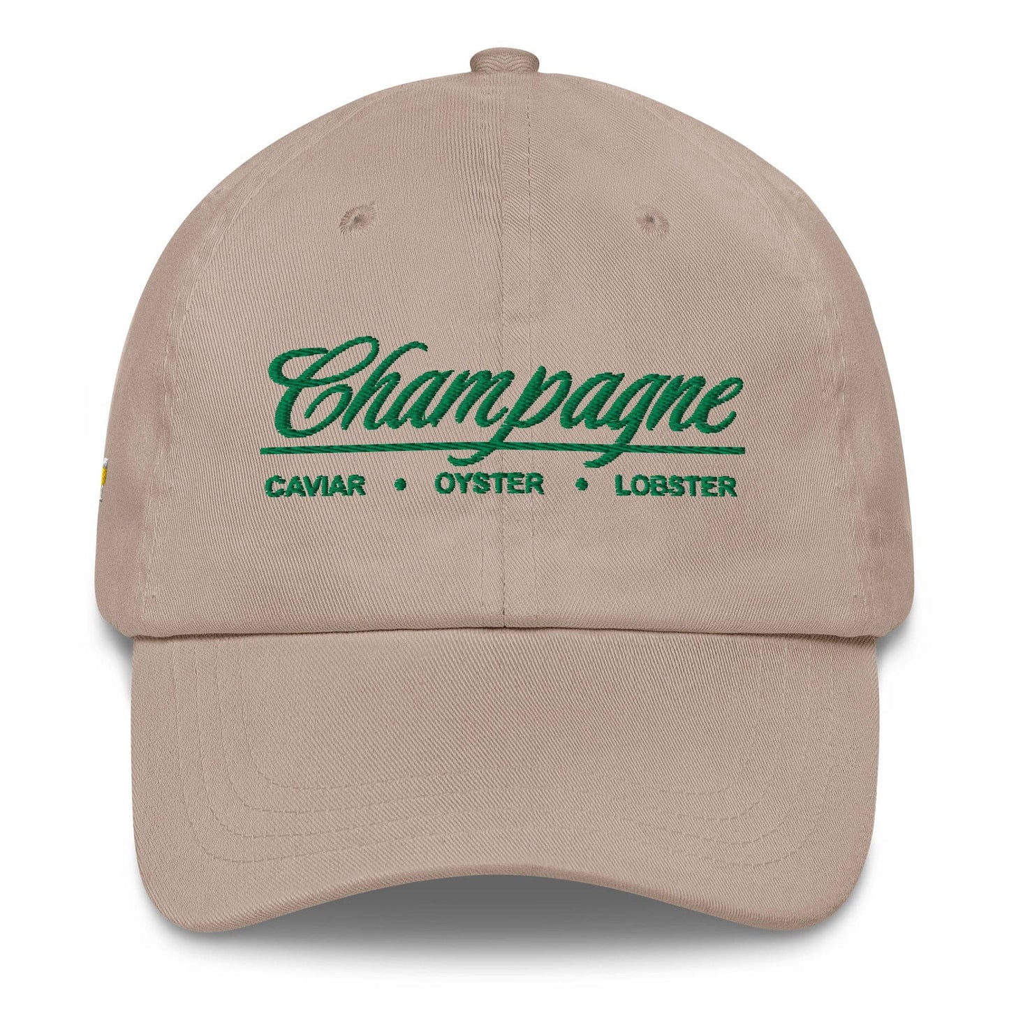 Cappellino da baseball Champagne con ricamo