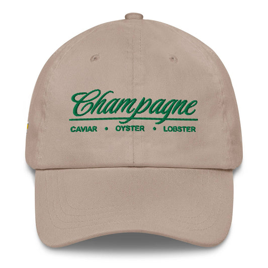 Cappellino da baseball Champagne con ricamo