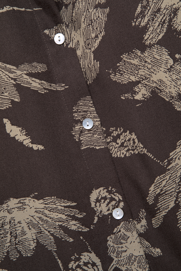 Camicia floreale in viscosa