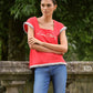 T-shirt Donna Love Story Ricamata