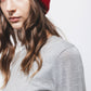Maglione girocollo in maglia rasata