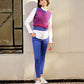 Pantaloni push-up in twill elasticizzato