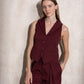 Gilet sartoriale con bottoni da donna