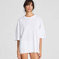 T-shirt oversize Maya in cotone biologico bianca