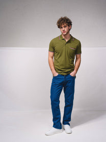 Polo in piqué con taschino