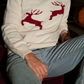 Maglione unisex con renne