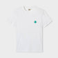 T-shirt in cotone biologico con stampa floreale