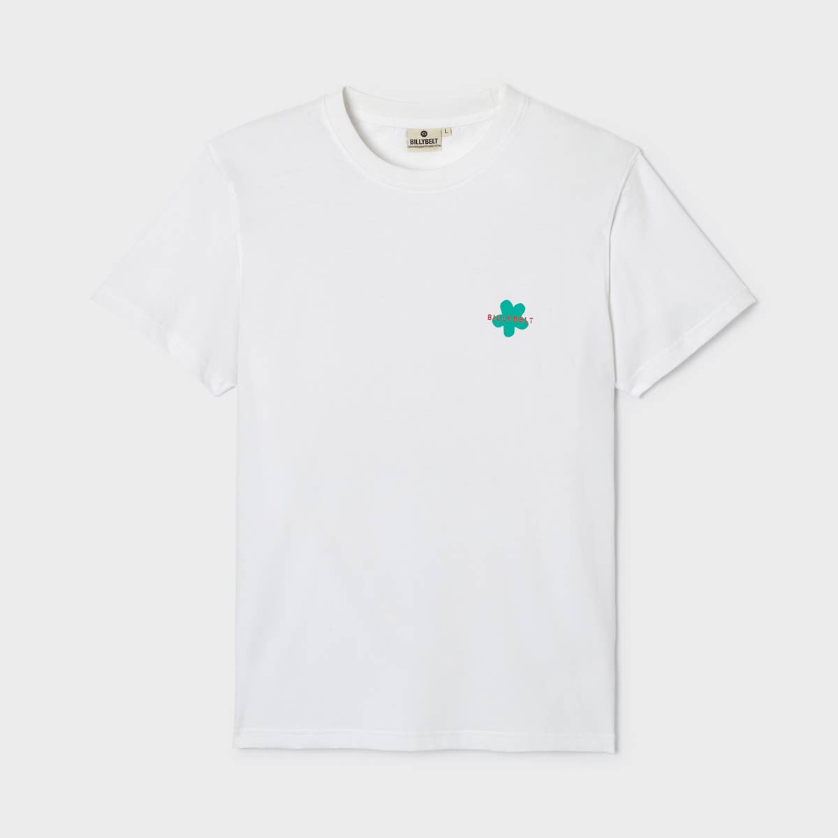 T-shirt in cotone biologico con stampa floreale