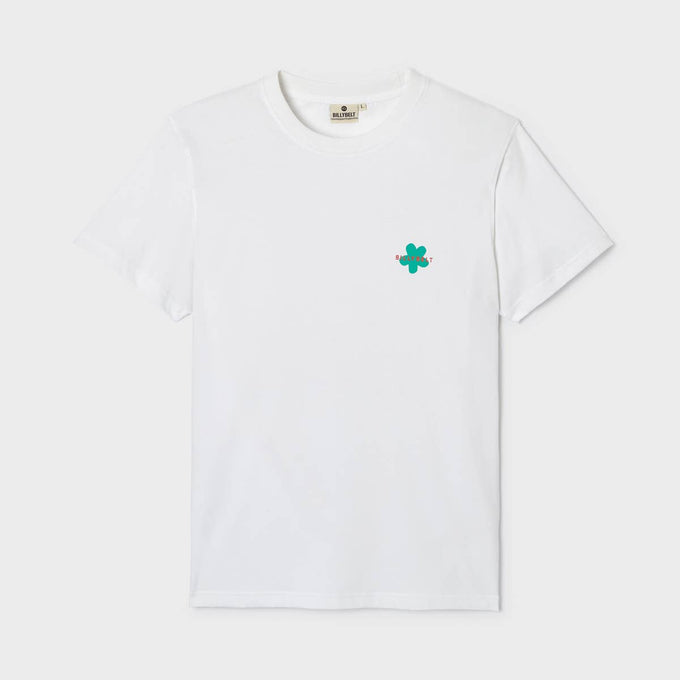 T-shirt in cotone biologico con stampa floreale