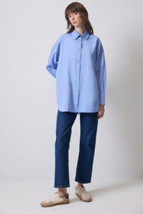 Camicia in popeline oversize