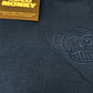 T-shirt in cotone con ricamo tono su tono
