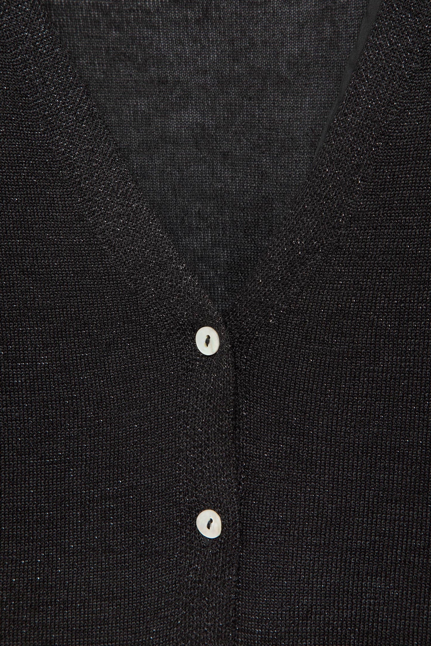 Cardigan in maglia con scollo a V