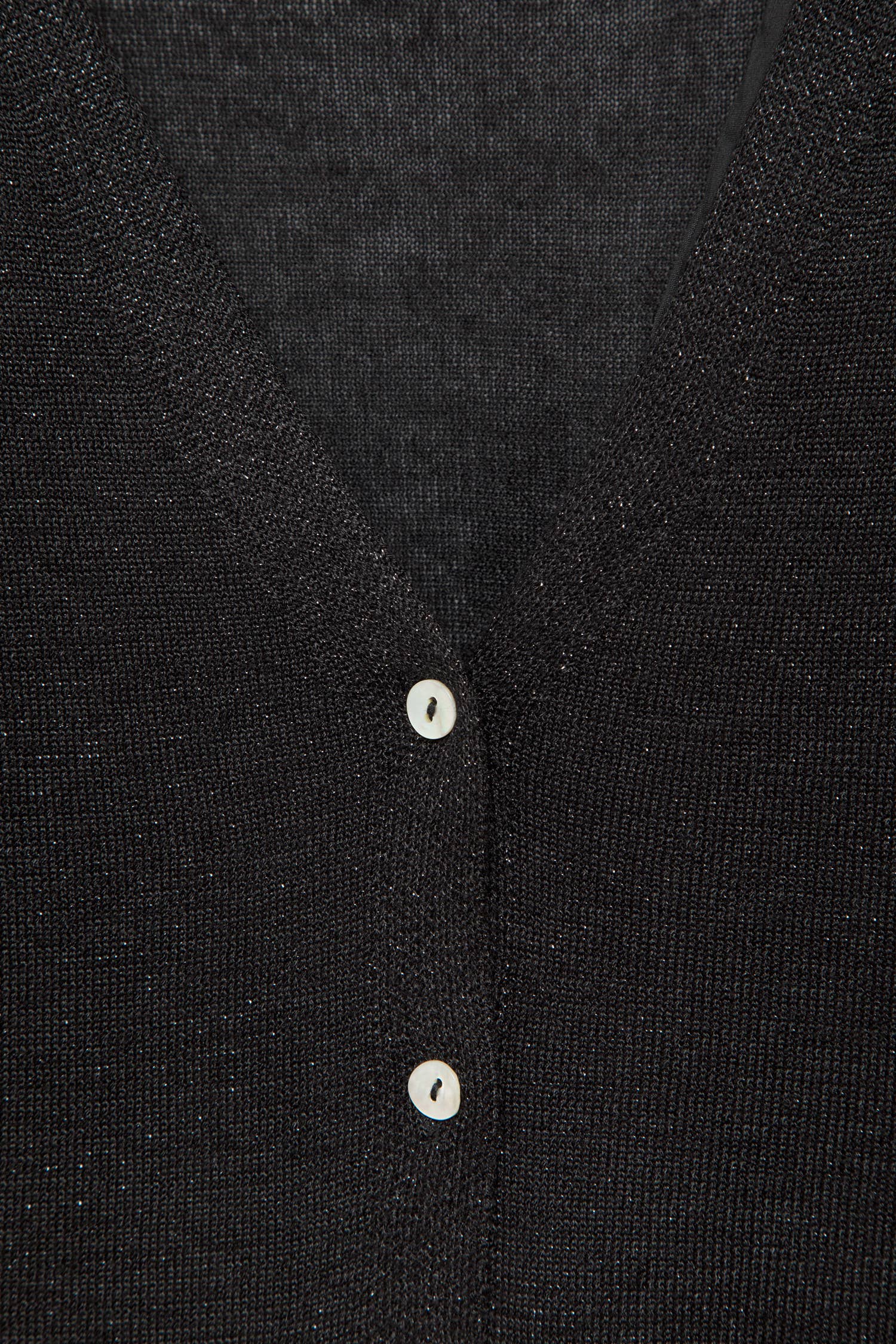 Cardigan in maglia con scollo a V