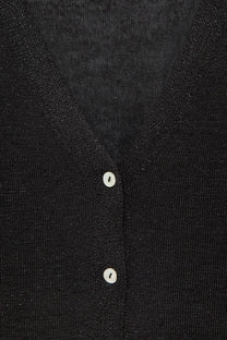 Cardigan in maglia con scollo a V