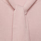 Maglione in maglia rasata con fiocco e scollo a V
