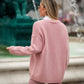 Cardigan oversize in maglia morbida