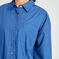 Camicia in popeline di cotone biologico GOTS Astrid azzurro chiaro