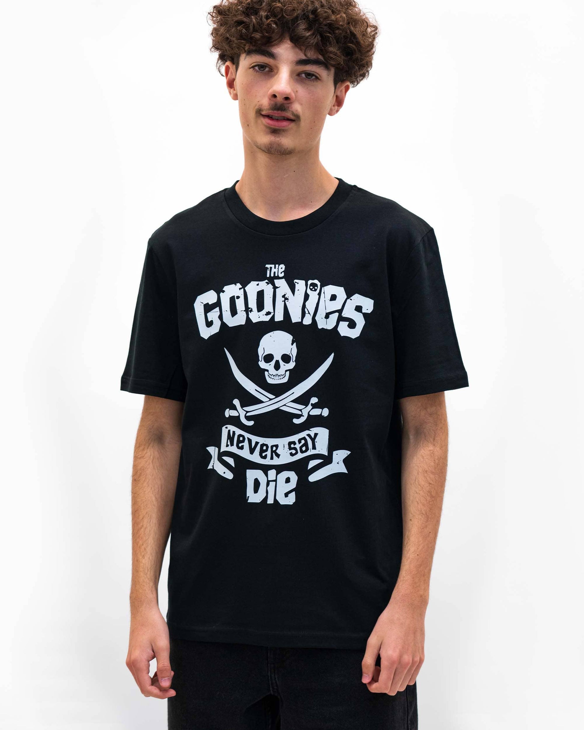 T-shirt The Goonies “Never Say Die” in cotone biologico