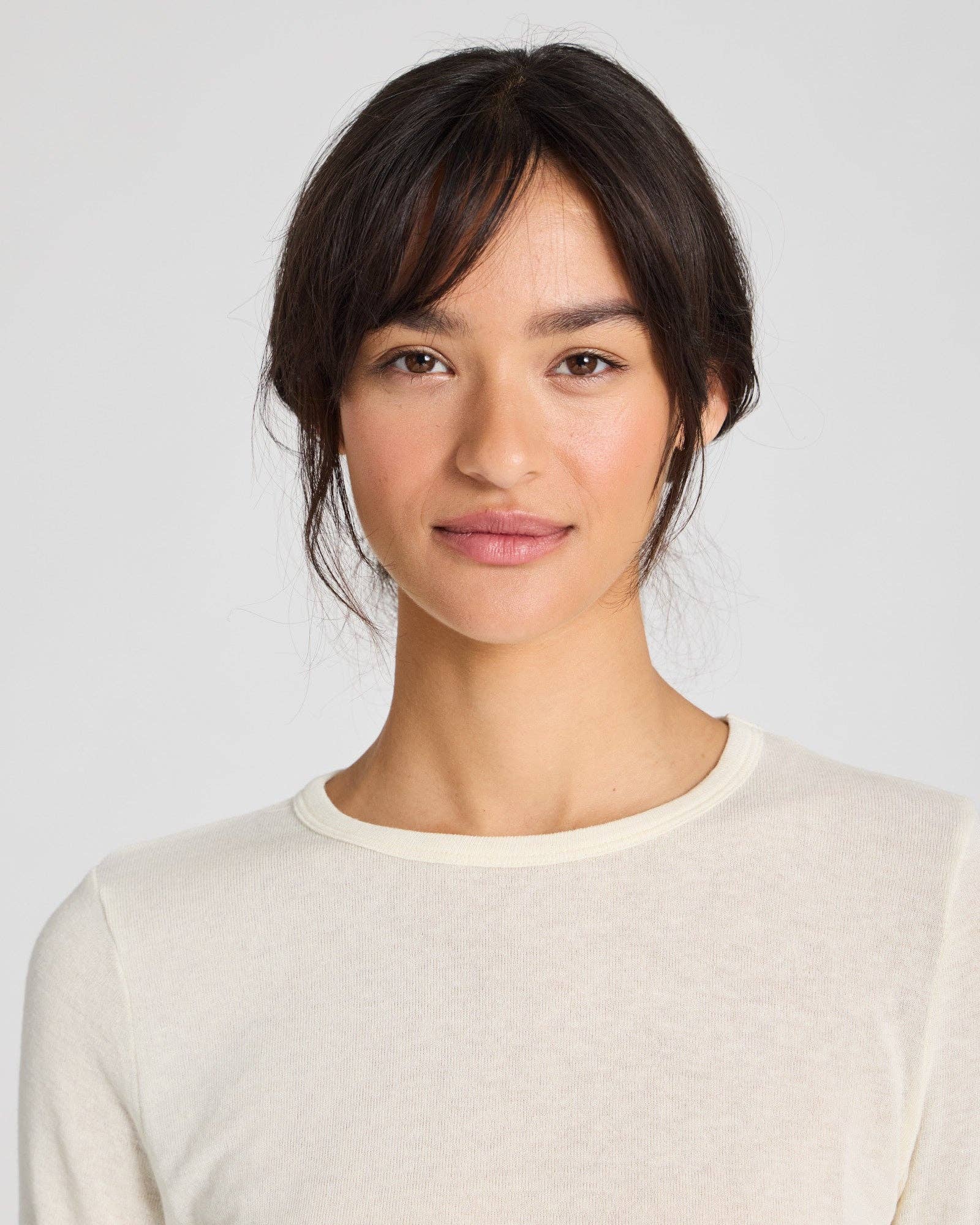 Maglia Thyra in lana bianco sporco