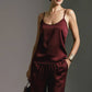 Top minimal con spalline regolabili e scollo quadrato