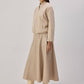 Giacca bomber Cachet color crema