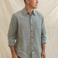 Camicia Larson in chambray salvia