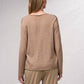 Maglione basic in maglia fine girocollo