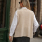 Gilet in maglia testurizzata minimal
