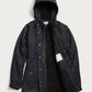 Parka Sequoia in cotone cerato nero
