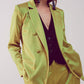 Blazer doppiopetto in poliestere SMF
